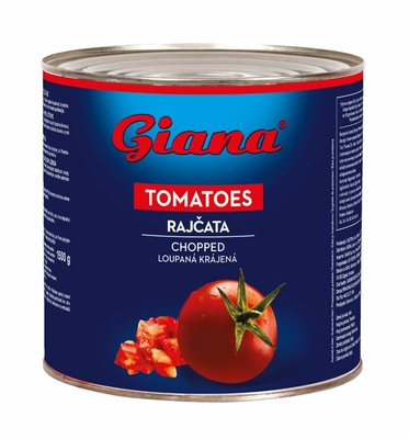 Pomidory krojone w soku pomidorowym 2500g